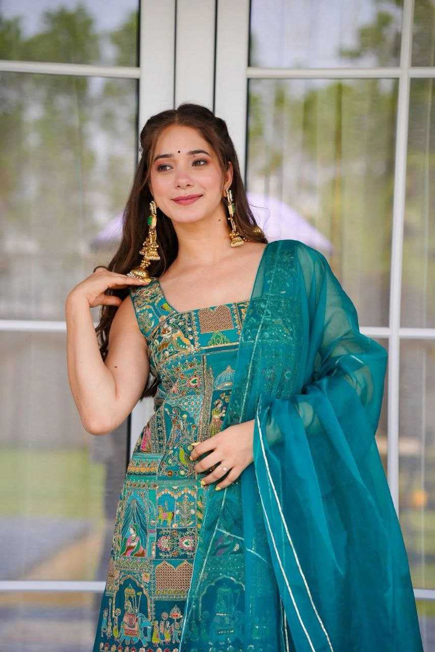 Ynf Organza Silk KESH154 1162 Suits & Dresses Wholesale Ladies Suits Dresses Designer Suits Manufacturer