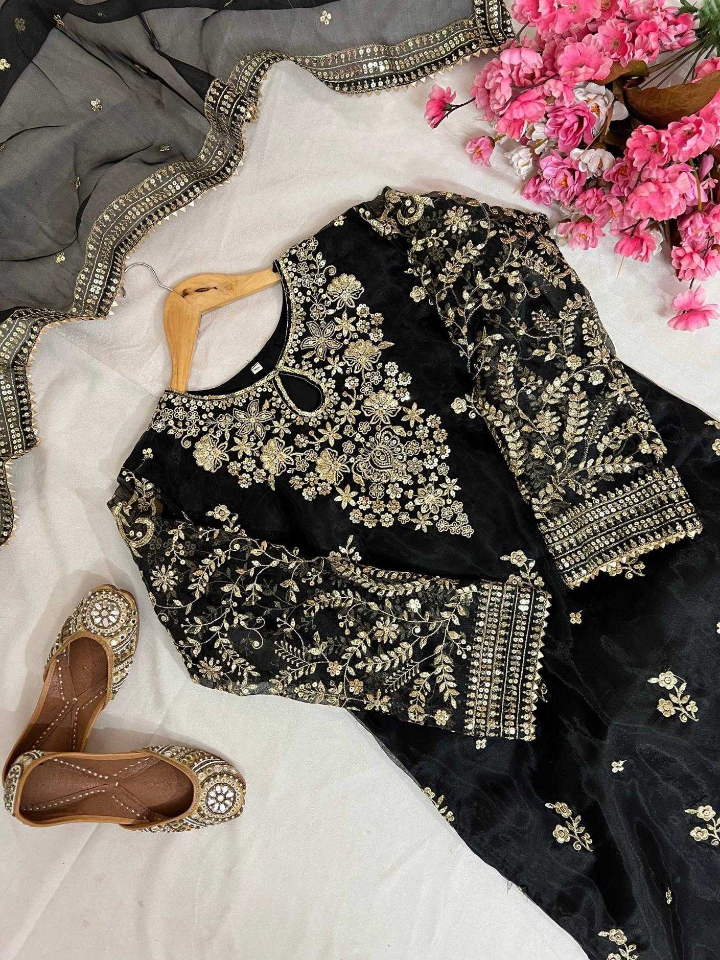 Ynf Organza Silk KESH492 3171 Suits & Dresses Wholesale Ladies Suits Dresses Designer Suits Manufacturer
