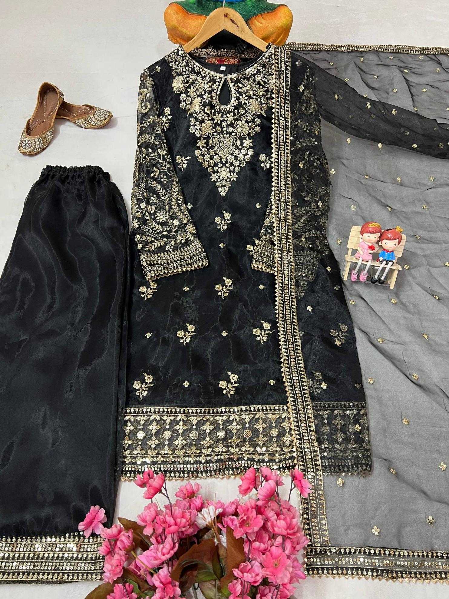 Ynf Organza Silk KESH492 3171 Suits & Dresses Wholesale Ladies Suits Dresses Designer Suits Manufacturer