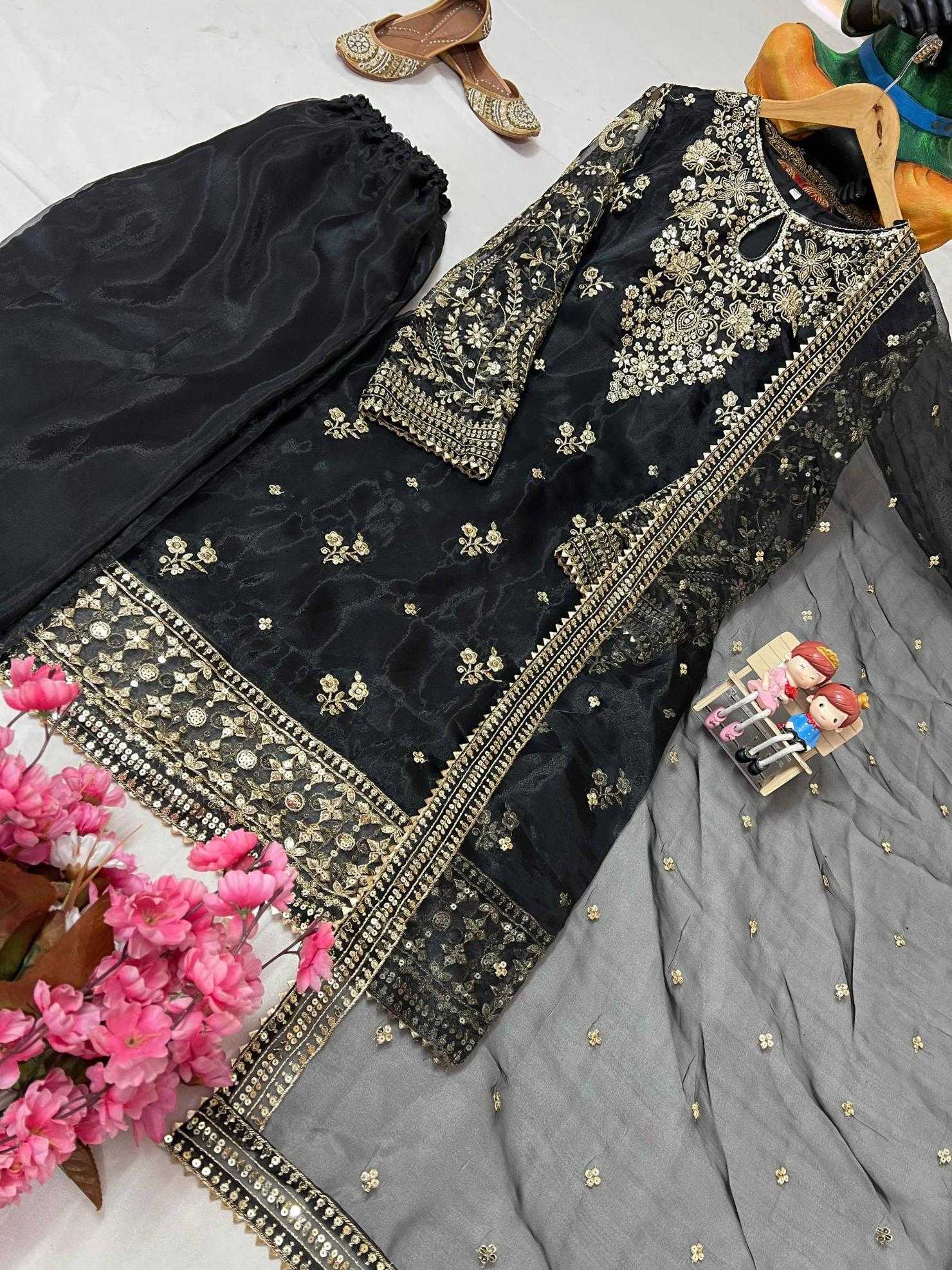 Ynf Organza Silk KESH492 3171 Suits & Dresses Wholesale Ladies Suits Dresses Designer Suits Manufacturer