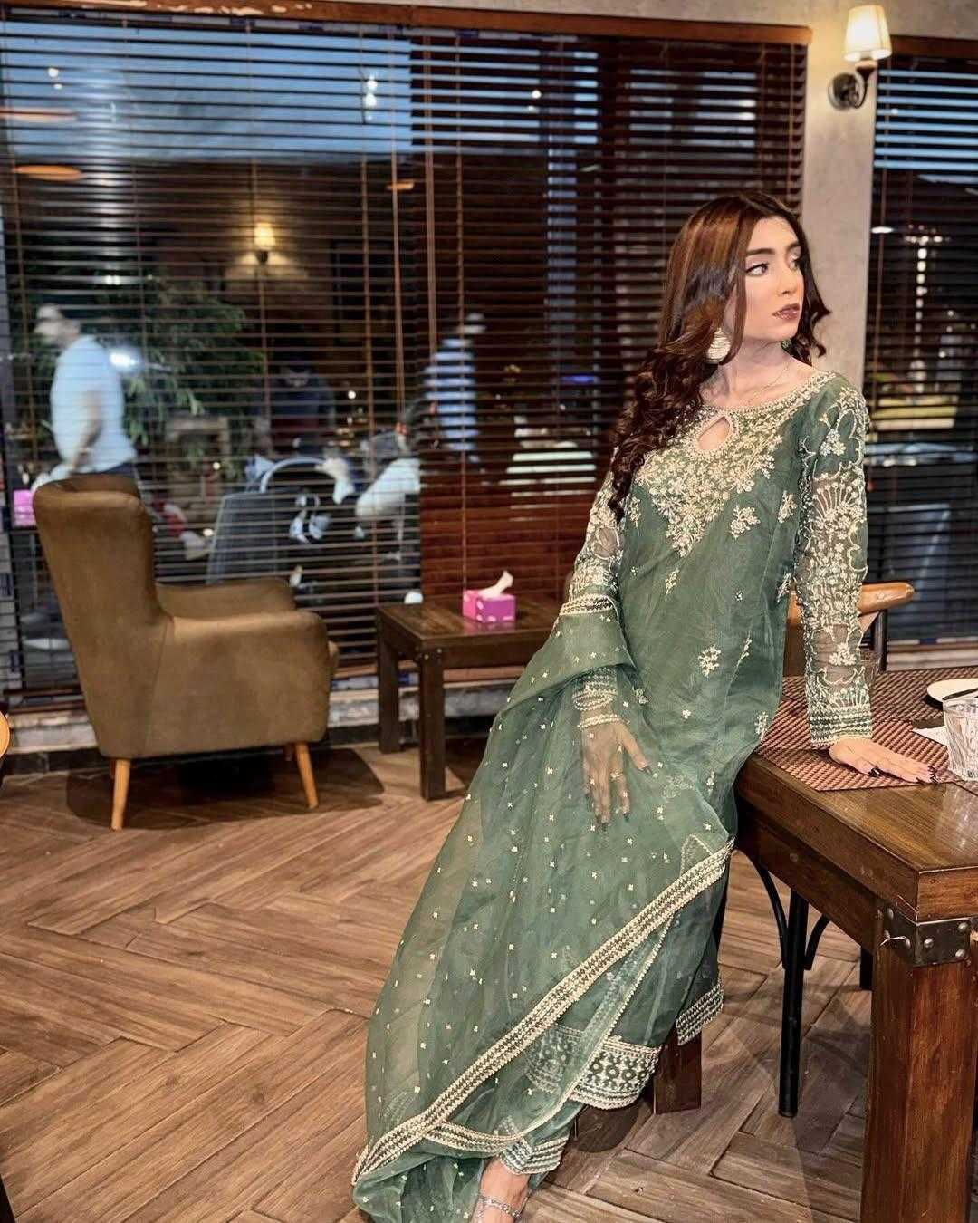 Ynf Organza Silk KESH492 3171 Suits & Dresses Wholesale Ladies Suits Dresses Designer Suits Manufacturer
