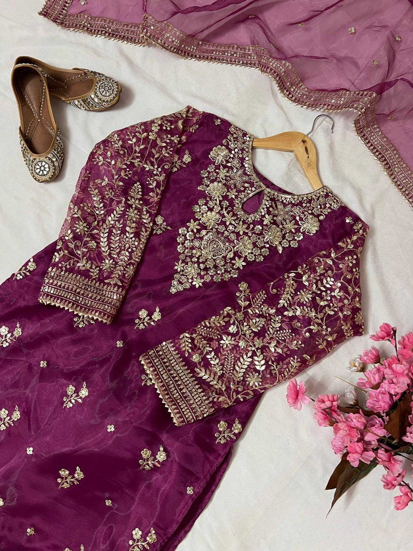 Ynf Organza Silk KESH492 3171 Suits & Dresses Wholesale Ladies Suits Dresses Designer Suits Manufacturer