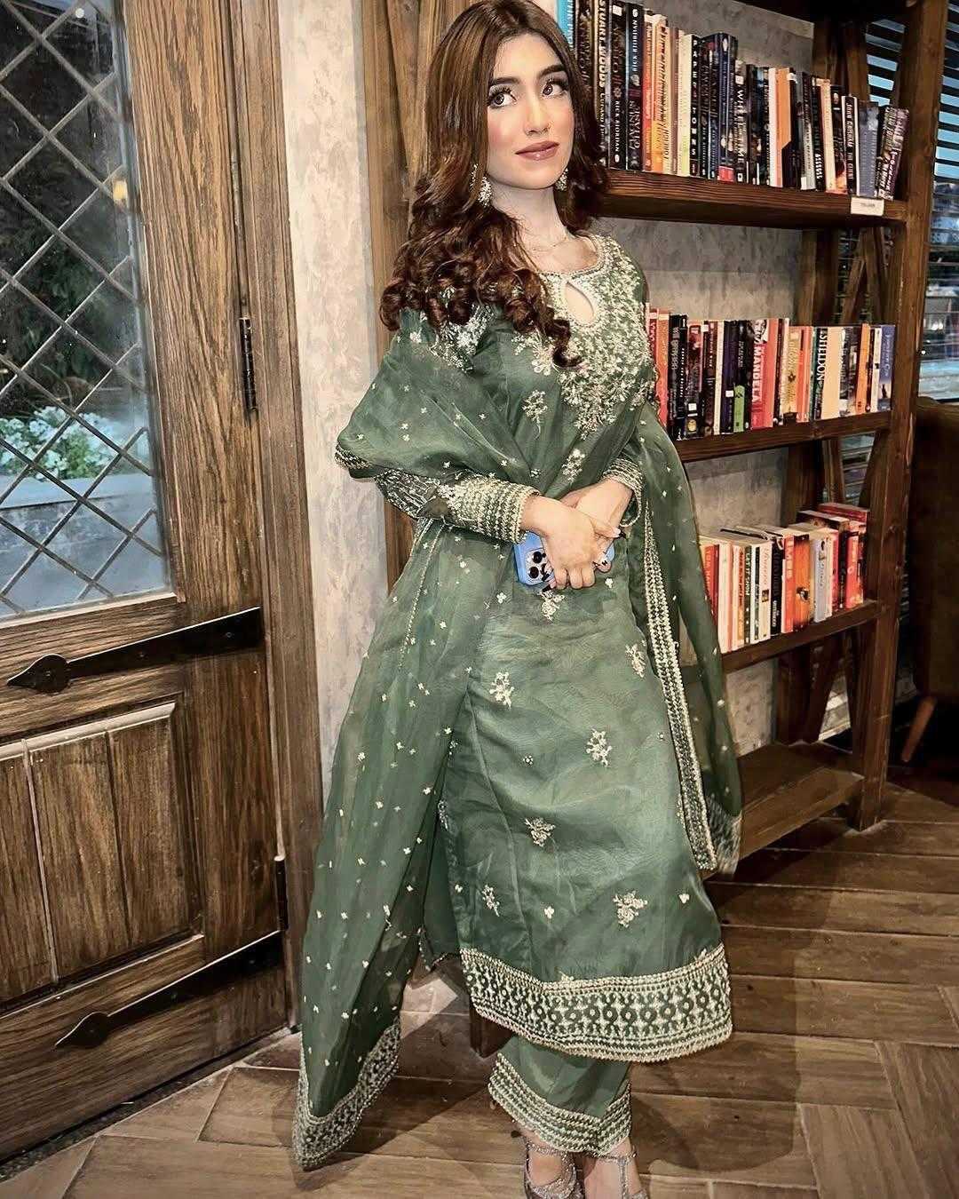 Ynf Organza Silk KESH492 3171 Suits & Dresses Wholesale Ladies Suits Dresses Designer Suits Manufacturer