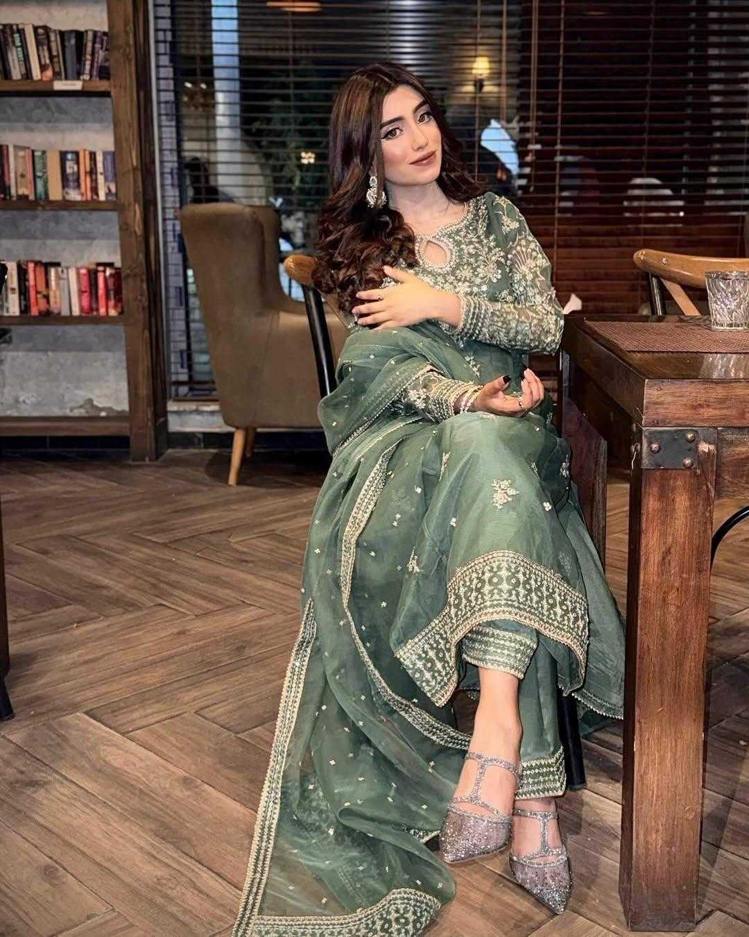 Ynf Organza Silk KESH492 3171 Suits & Dresses Wholesale Ladies Suits Dresses Designer Suits Manufacturer