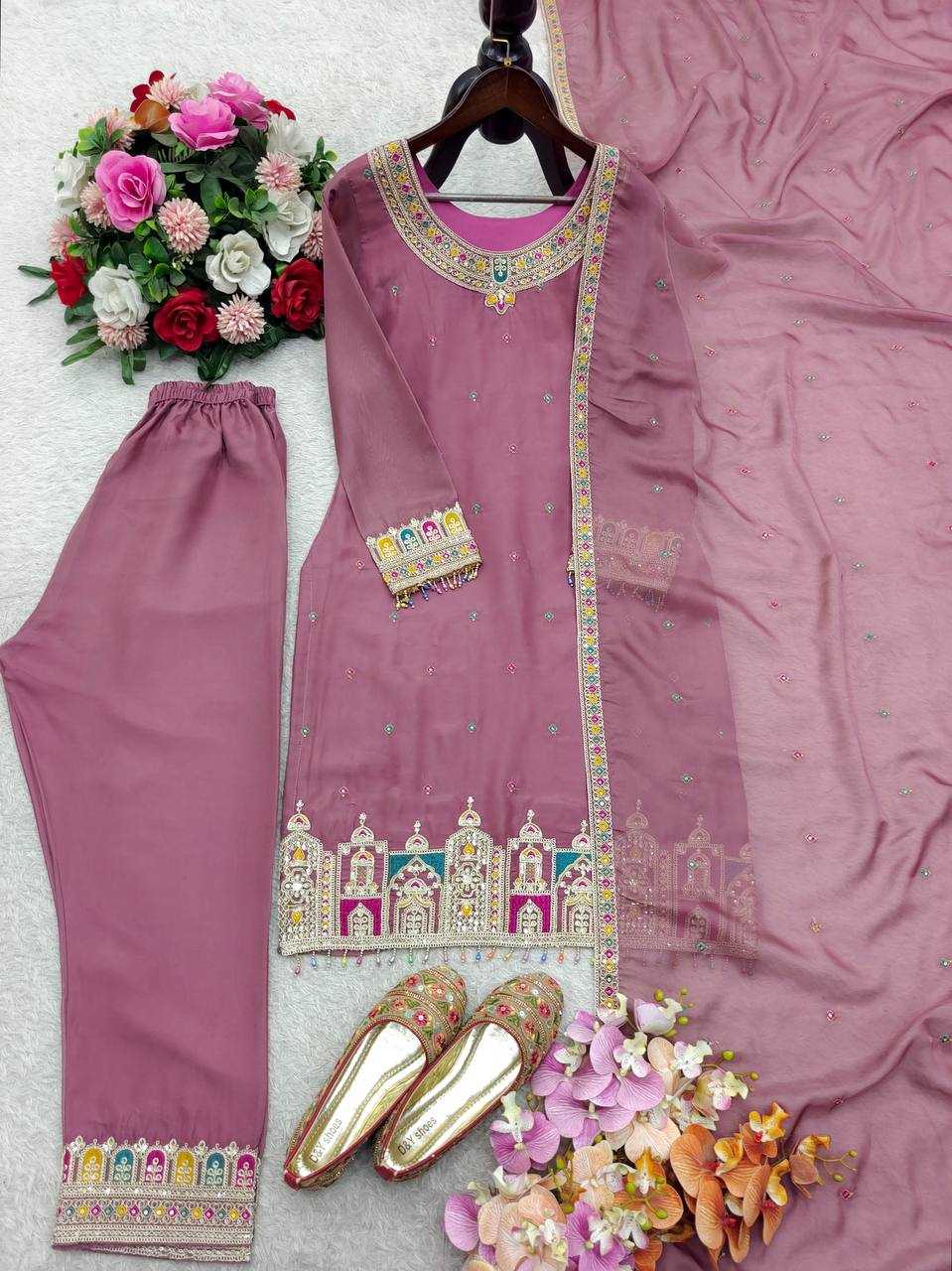 Ynf Organza Silk KESH506 1214 Kurti Wholesale Party Wear Kurtis Embroidered Kurtis Manufacturer