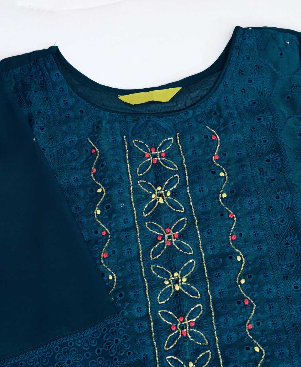 Ynf Organza Silk KESH507 Regular Suits & Dresses Wedding Collections Festive Collections Wholesale Embroidery Suits Chanderi Suit Straight Cut Suits Manufacturer