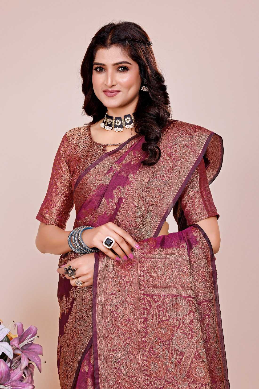 Ynf Organza Silk KESH522 138 Silk Sarees Wholesale Party Wear Silk Sarees Festival Silk Sarees Manufacturer
