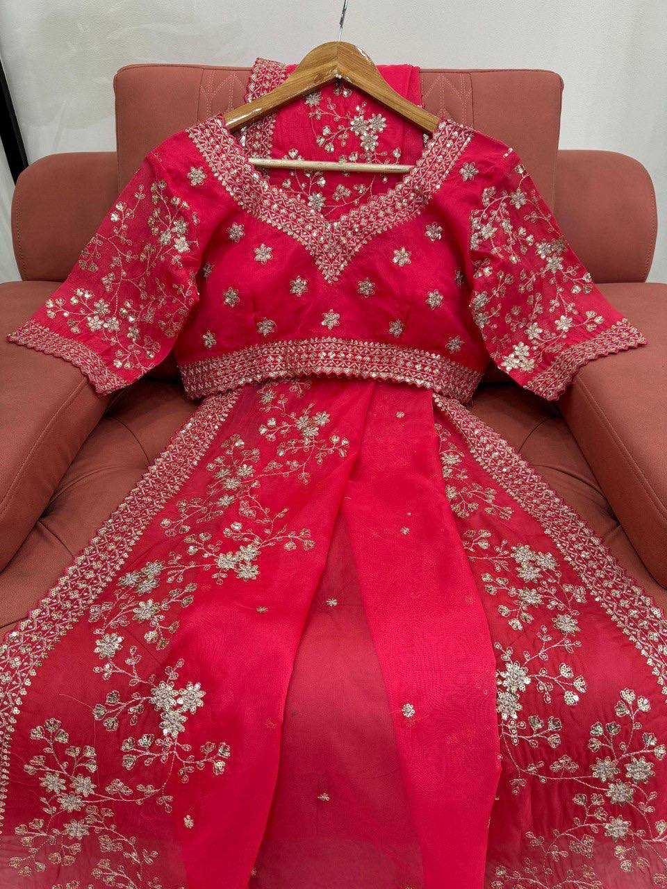 Ynf Organza Silk RIN131 416 Silk Sarees Wholesale Party Wear Silk Sarees Designer Silk Sarees Embroidered Silk Sarees Manufacturer
