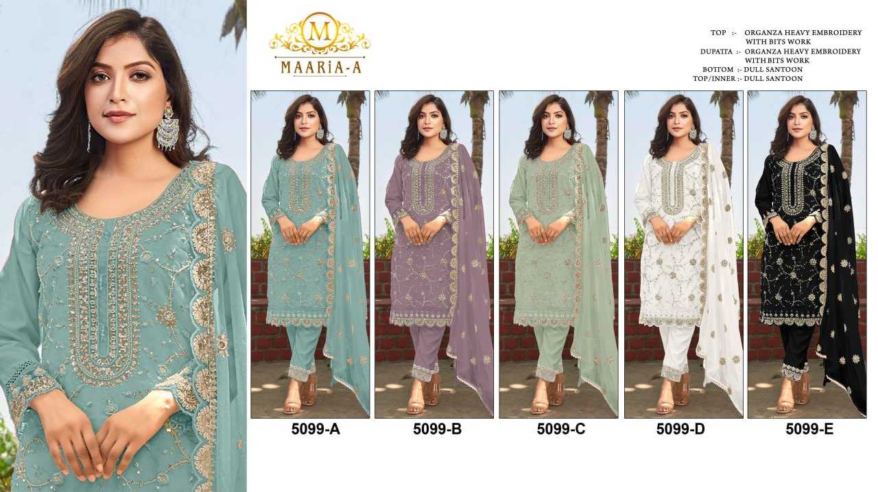 Ynf Organza Silk RIN131 5099 Suits & Dresses Islamic Clothing Festive Collections Wholesale Pakistani Suits Ladies Silk Suit Semi Stitched Suits Manufacturer