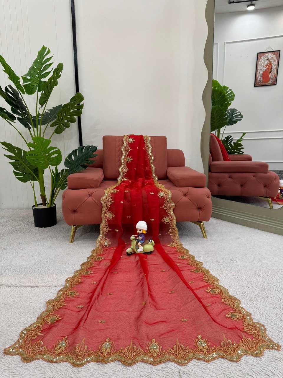 Ynf Organza Silk RIN133 568 Sarees Wholesale Party Wear Sarees Fancy Sarees Sequence Sarees Embroidered Sarees Manufacturer
