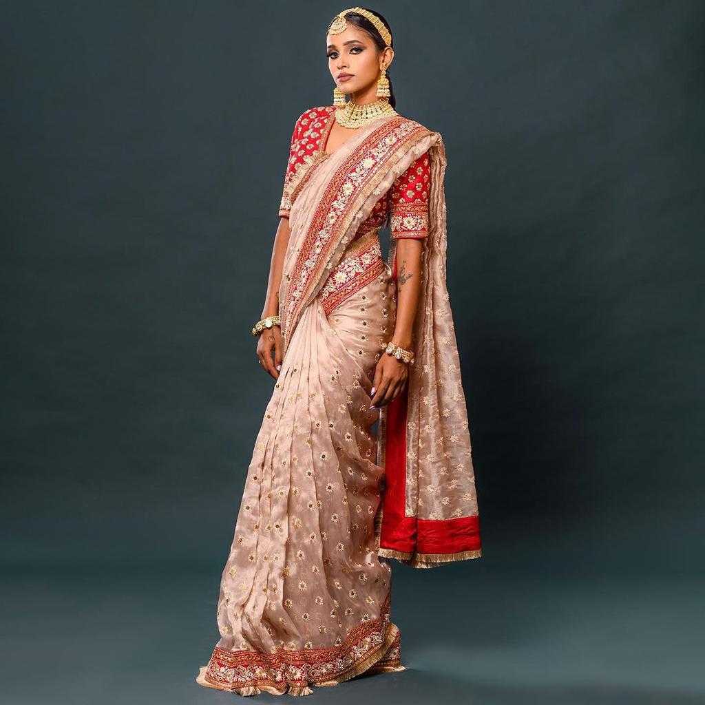 Ynf Organza Silk RIN134 0198 Silk Sarees Wholesale Designer Silk Sarees Silk Sarees For Weddings Embroidered Silk Sarees Manufacturer