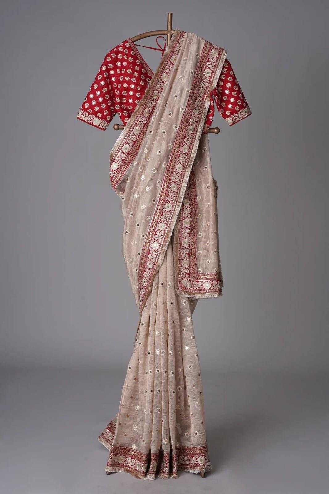 Ynf Organza Silk RIN134 0198 Silk Sarees Wholesale Designer Silk Sarees Silk Sarees For Weddings Embroidered Silk Sarees Manufacturer