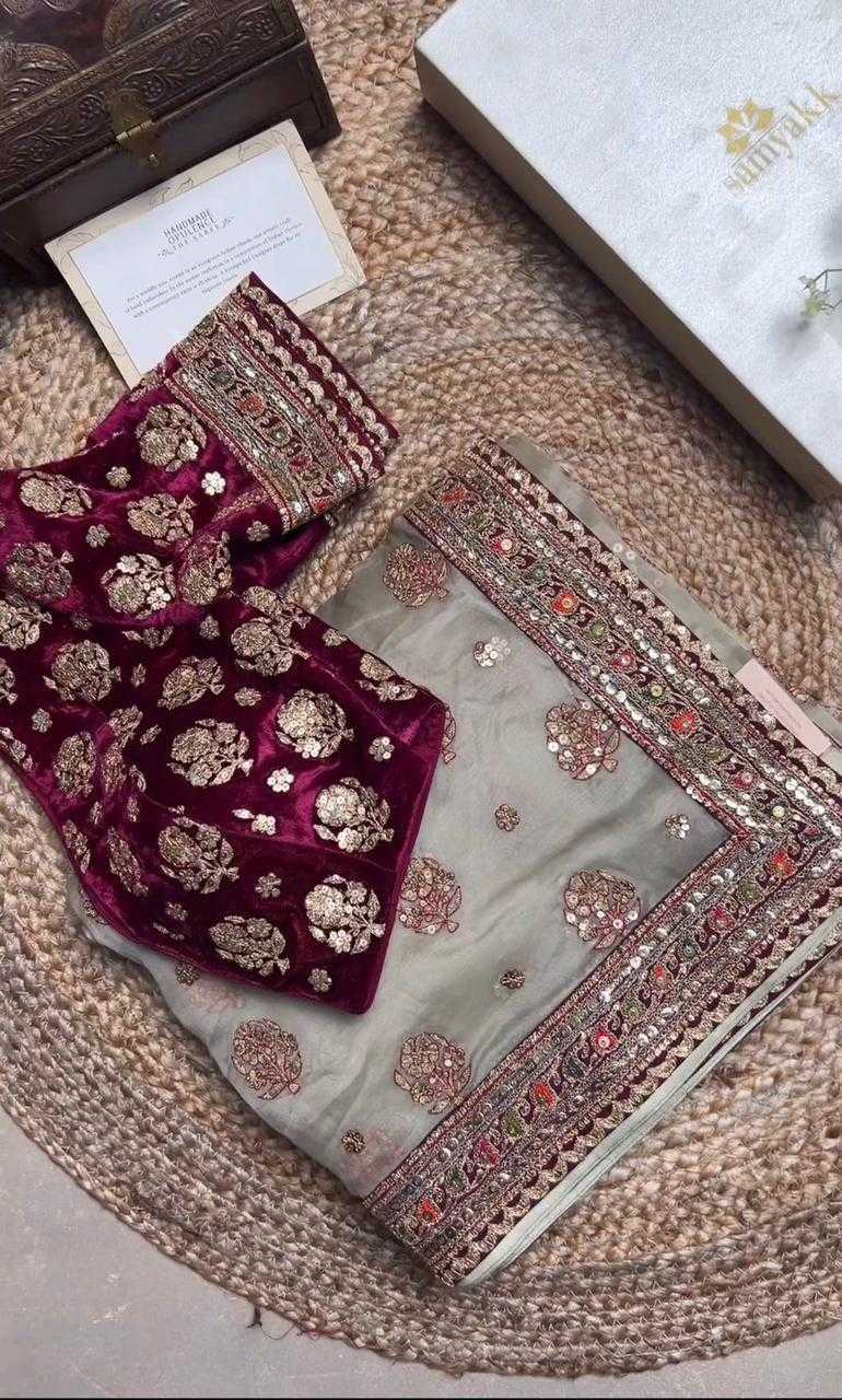 Ynf Organza Silk RIN134 0271 Silk Sarees Wedding Collections Festive Collections Wholesale Soft Silk Sarees Designer Silk Sarees Embroidered Silk Sarees Manufacturer