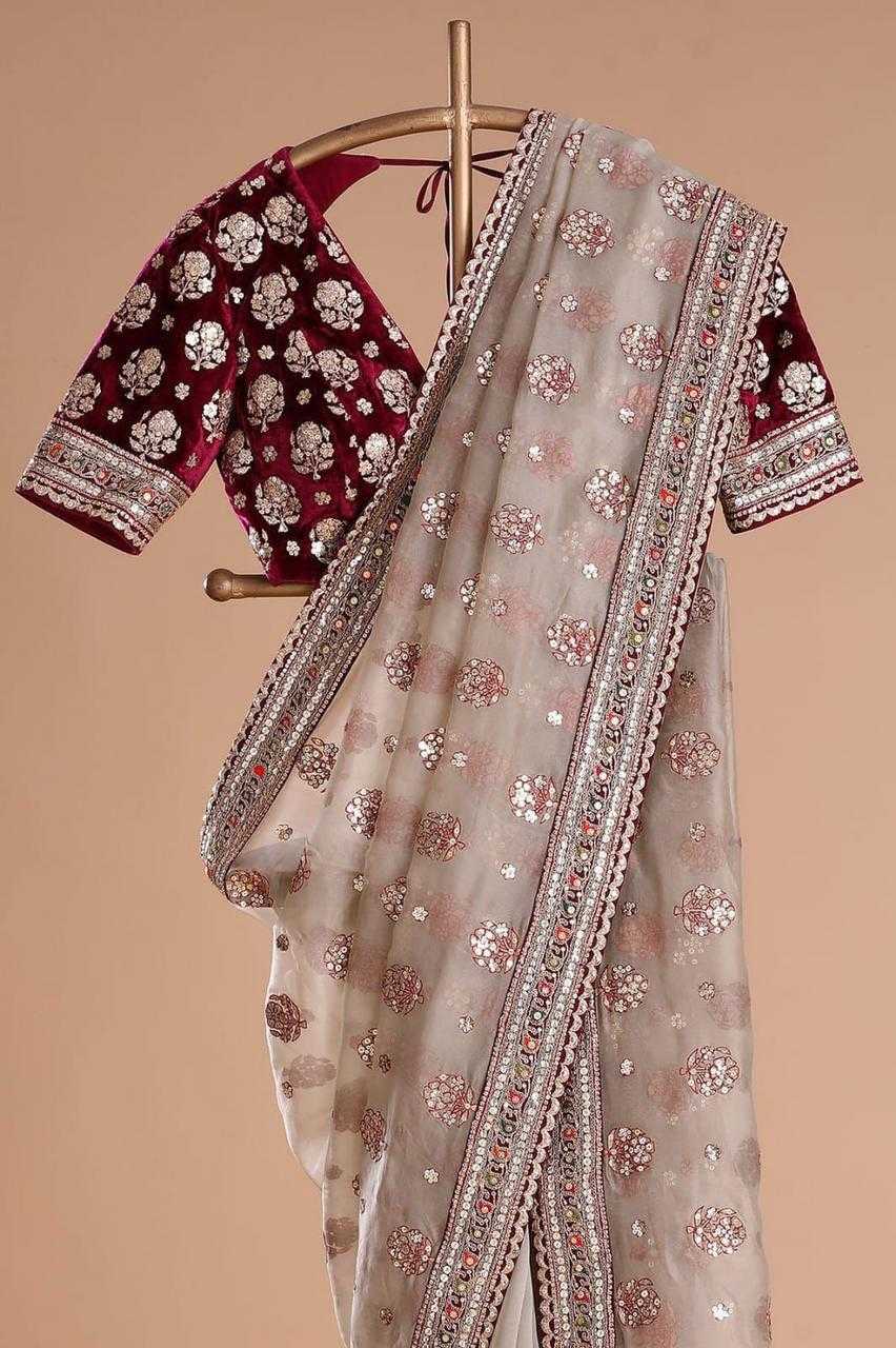 Ynf Organza Silk RIN134 0271 Silk Sarees Wedding Collections Festive Collections Wholesale Soft Silk Sarees Designer Silk Sarees Embroidered Silk Sarees Manufacturer