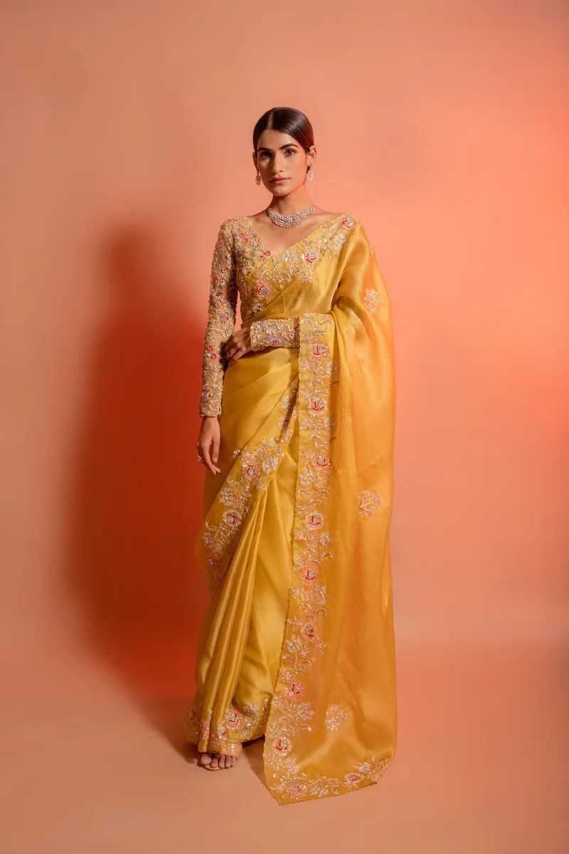 Ynf Organza Silk RIN188 jannat Silk Sarees Wedding Collections Wholesale Party Wear Silk Sarees Sangeet Outfits Manufacturer