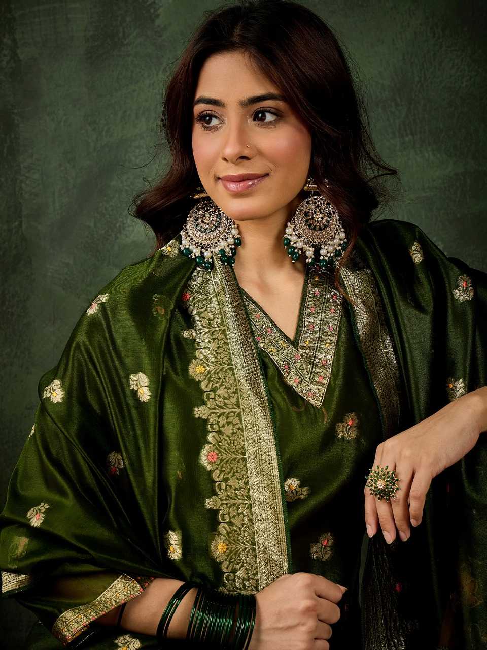 Ynf Organza Silk RIN197 4967 Suits & Dresses Wholesale Party wear suits Bridal Suits Designer Suits Manufacturer