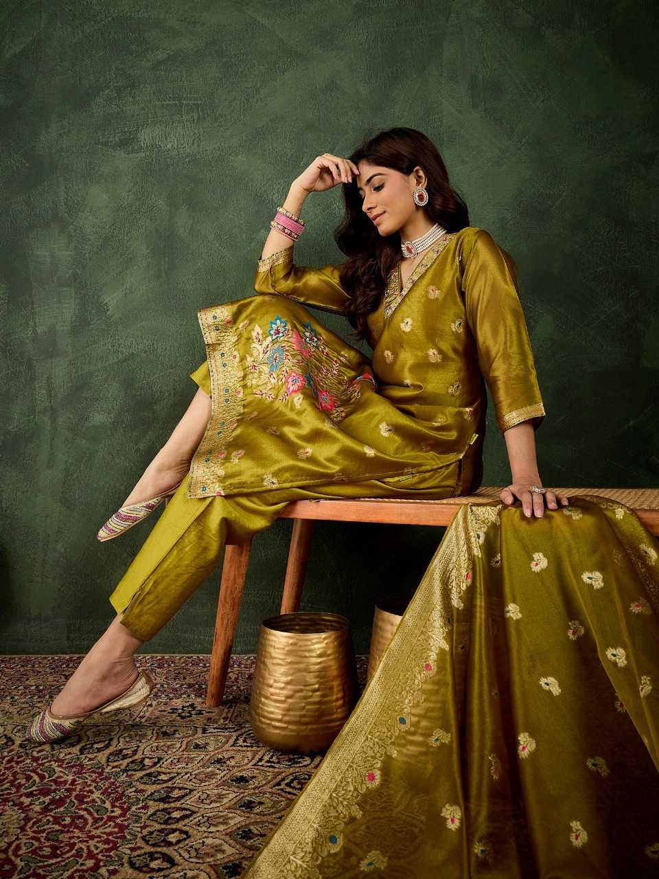 Ynf Organza Silk RIN197 4967 Suits & Dresses Wholesale Party wear suits Bridal Suits Designer Suits Manufacturer