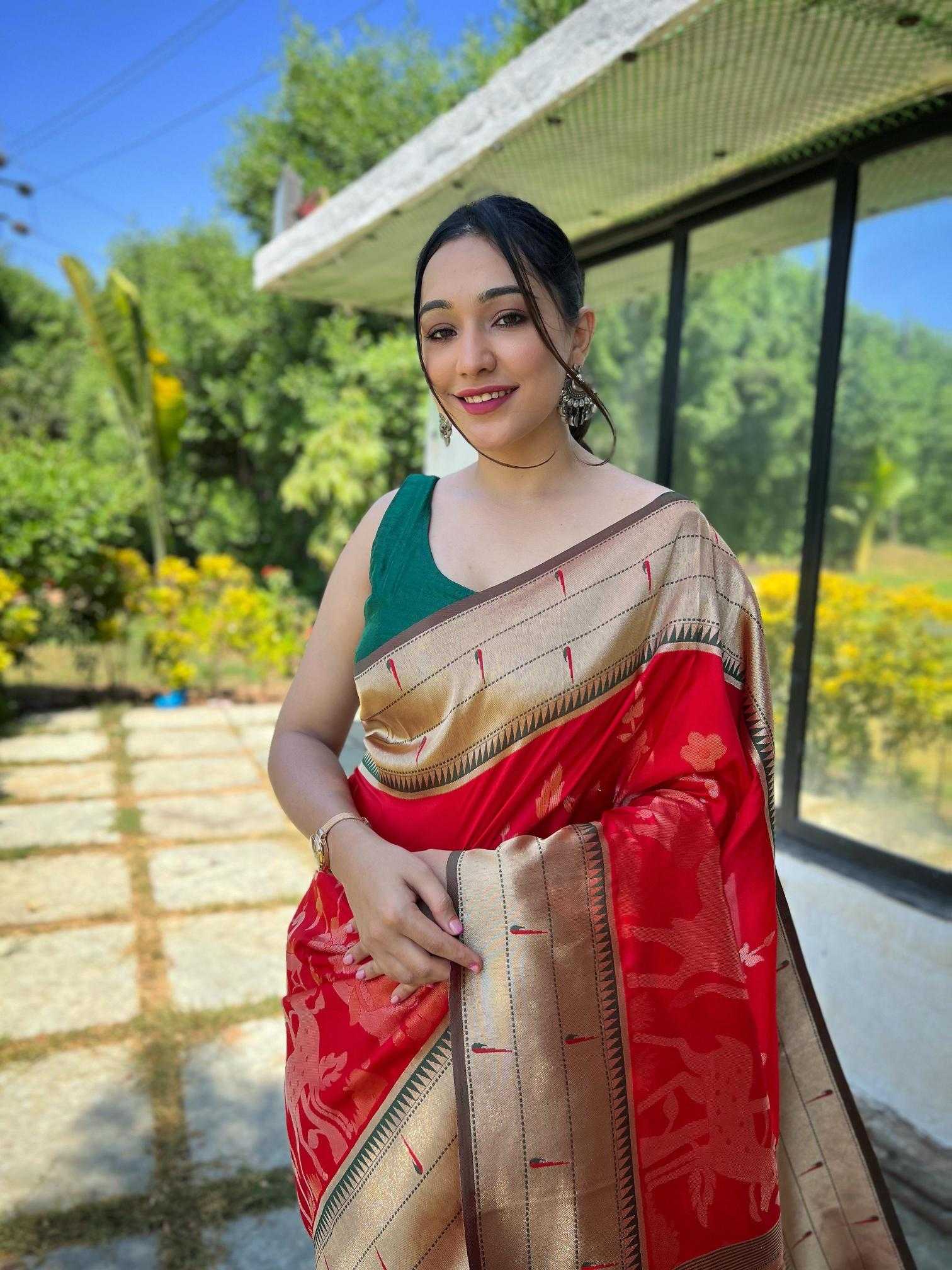 Ynf Paithani Silk KESH249 GAURI Silk Sarees Wholesale Paithani Sarees Soft Silk Sarees Designer Silk Sarees Manufacturer