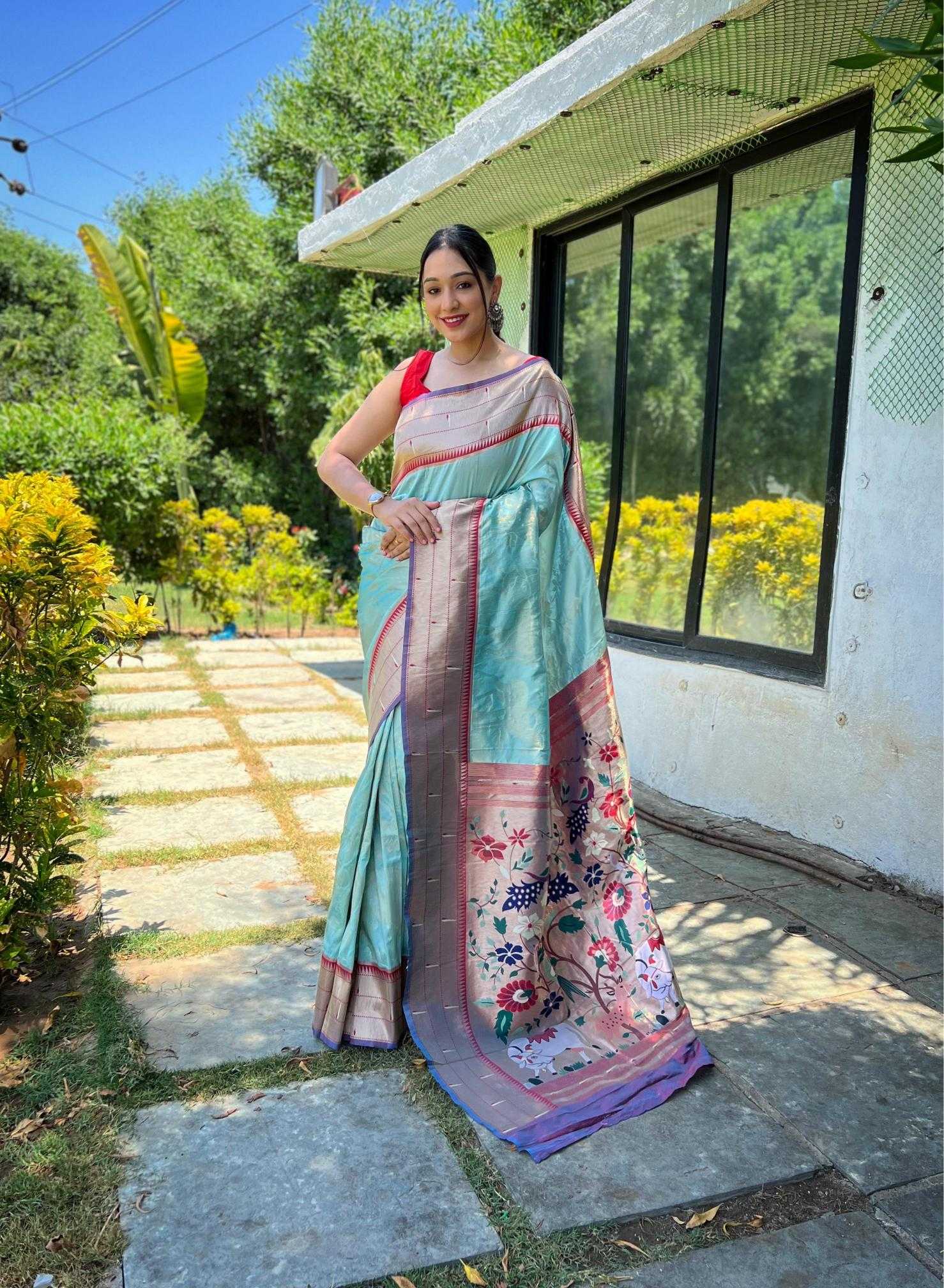 Ynf Paithani Silk KESH249 GAURI Silk Sarees Wholesale Paithani Sarees Soft Silk Sarees Designer Silk Sarees Manufacturer
