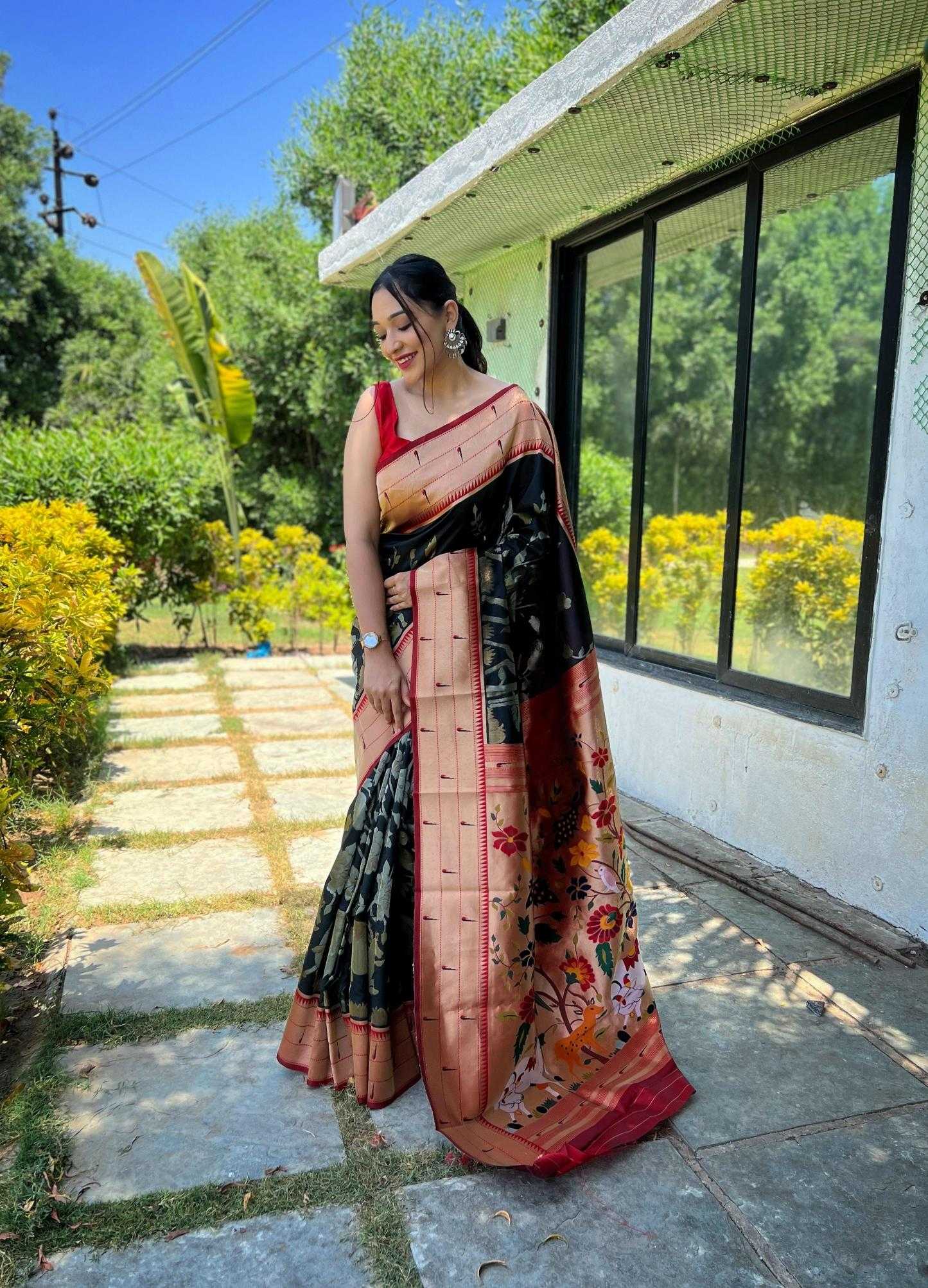 Ynf Paithani Silk KESH249 GAURI Silk Sarees Wholesale Paithani Sarees Soft Silk Sarees Designer Silk Sarees Manufacturer