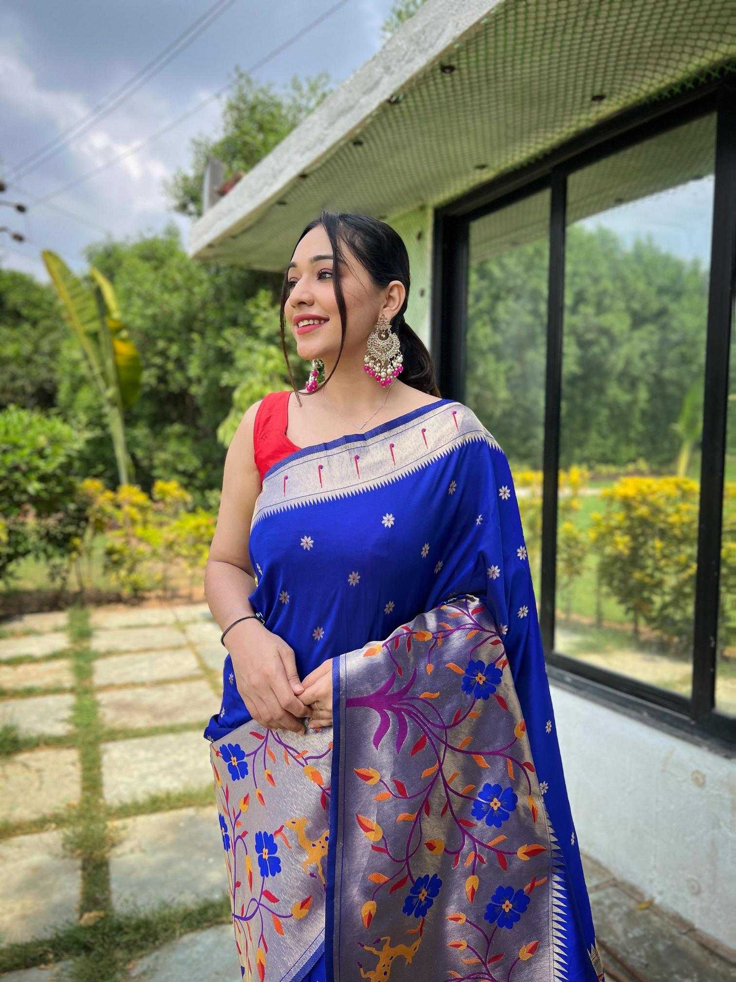 Ynf Paithani Silk KESH249 Gayatri Silk Sarees Wholesale Paithani Sarees Party Wear Silk Sarees Silk Sarees For Weddings Manufacturer