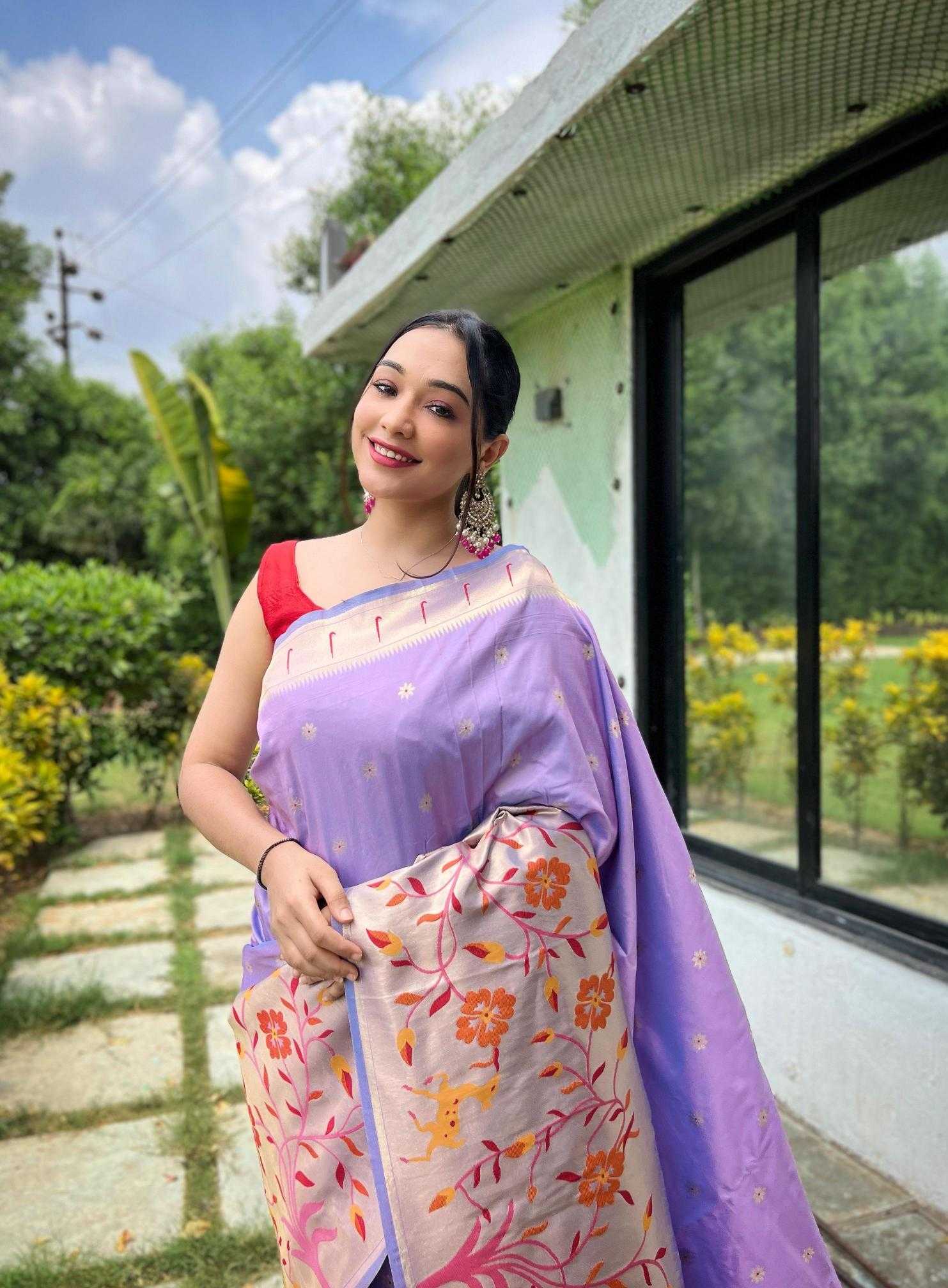 Ynf Paithani Silk KESH249 Gayatri Silk Sarees Wholesale Paithani Sarees Party Wear Silk Sarees Silk Sarees For Weddings Manufacturer