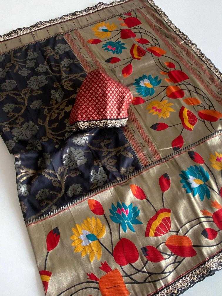 Ynf Paithani Silk KESH249 GEETA Silk Sarees Wholesale Paithani Sarees Soft Silk Sarees Designer Silk Sarees Manufacturer