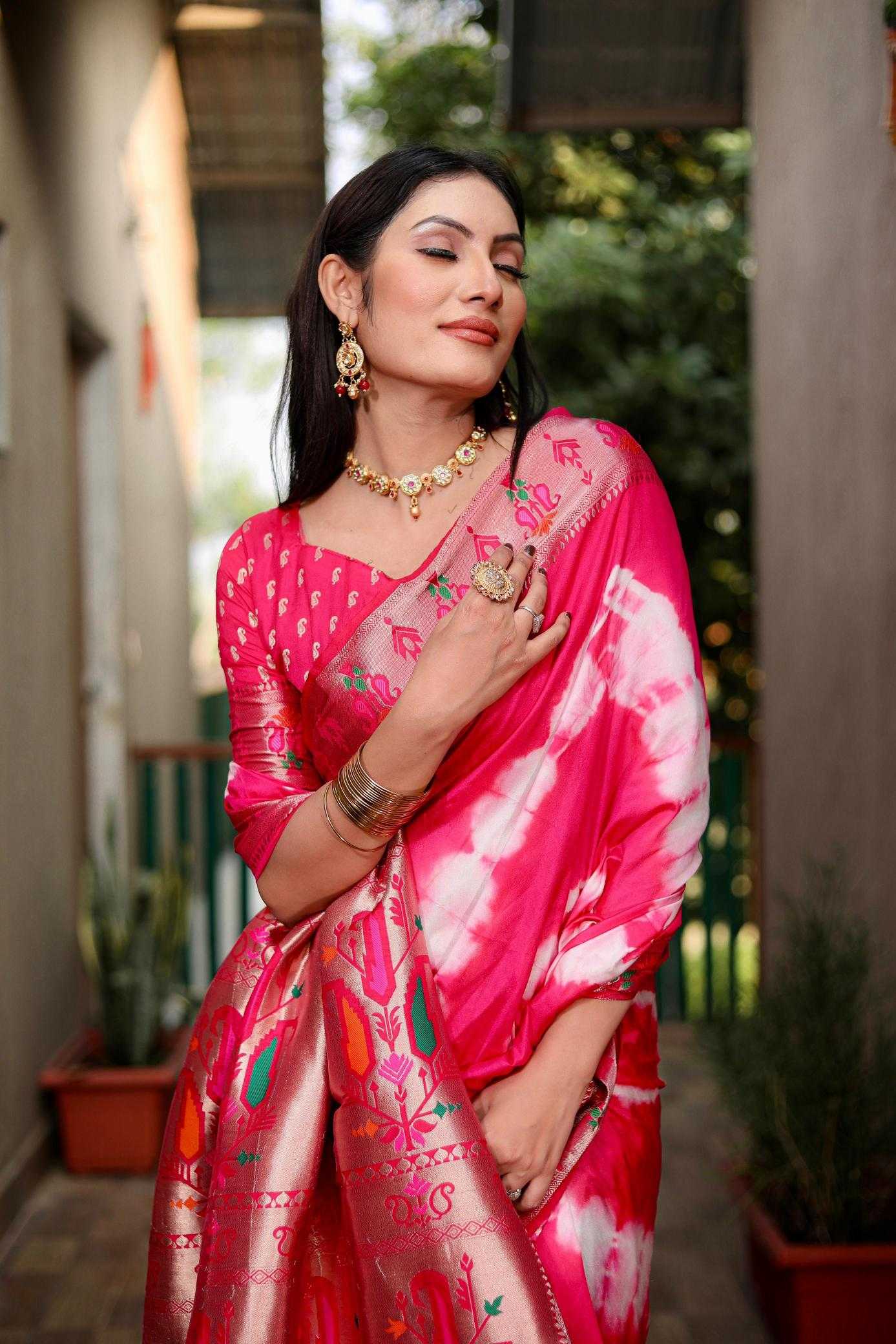 Ynf Paithani Silk RIN183 VATIKA Silk Sarees Wholesale Paithani Sarees Lightweight Silk Sarees Silk Sarees For Weddings Manufacturer