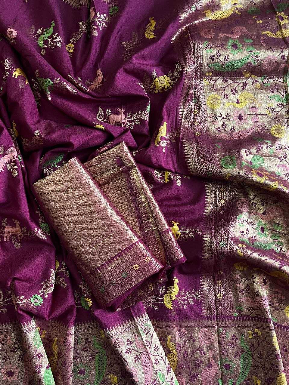 Ynf Paithani Silk RIN225 934 Silk Sarees Wedding Collections Festive Collections Wholesale Paithani Sarees Traditional Silk Sarees Silk Sarees With Blouse Manufacturer