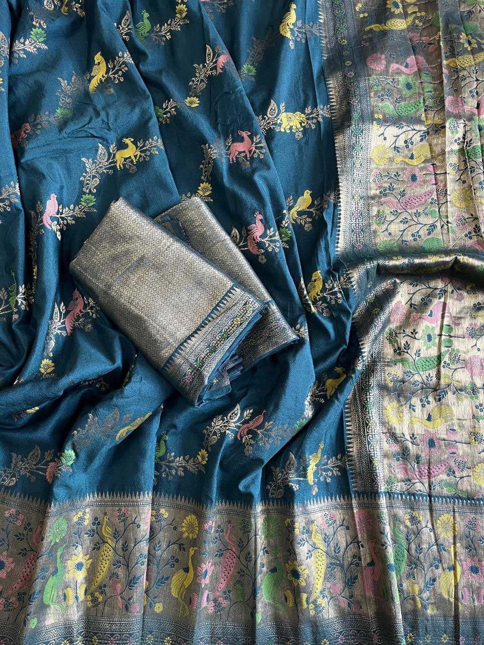 Ynf Paithani Silk RIN225 934 Silk Sarees Wedding Collections Festive Collections Wholesale Paithani Sarees Traditional Silk Sarees Silk Sarees With Blouse Manufacturer