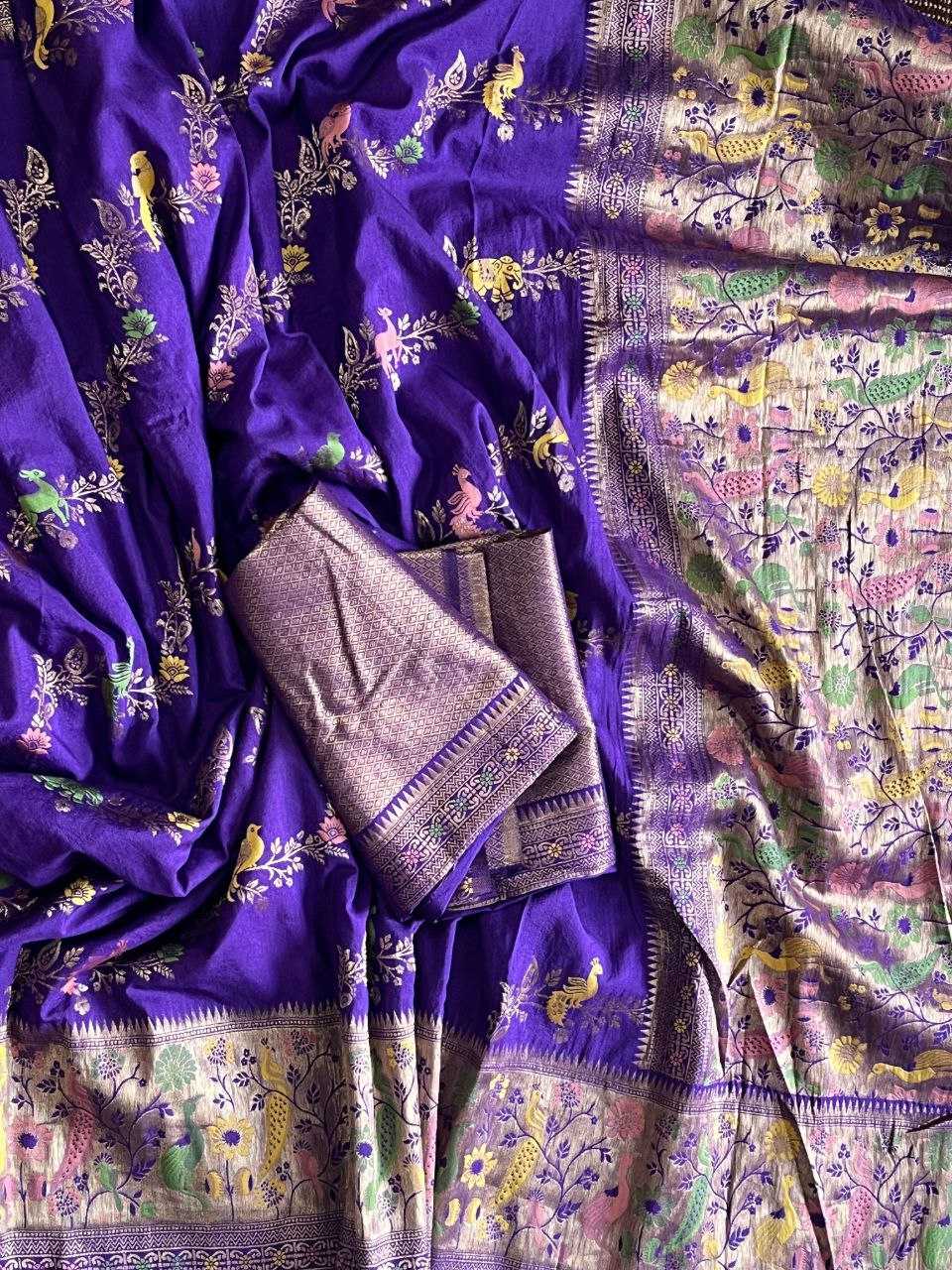 Ynf Paithani Silk RIN225 934 Silk Sarees Wedding Collections Festive Collections Wholesale Paithani Sarees Traditional Silk Sarees Silk Sarees With Blouse Manufacturer