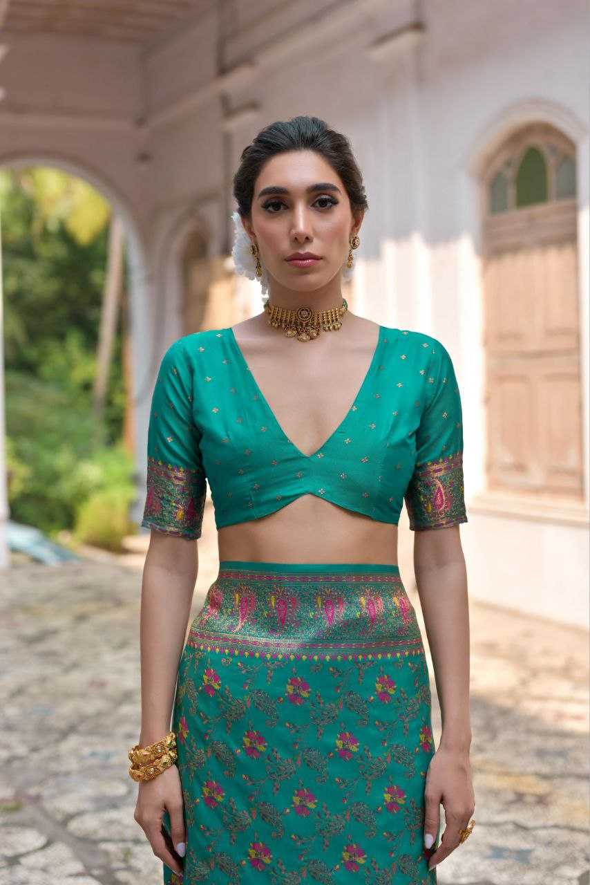 Ynf Pashmina KESH532 PASHMINA SILK 101 Sarees Wholesale Designer Sarees Embroidered Sarees Kashmiri Sarees Manufacturer