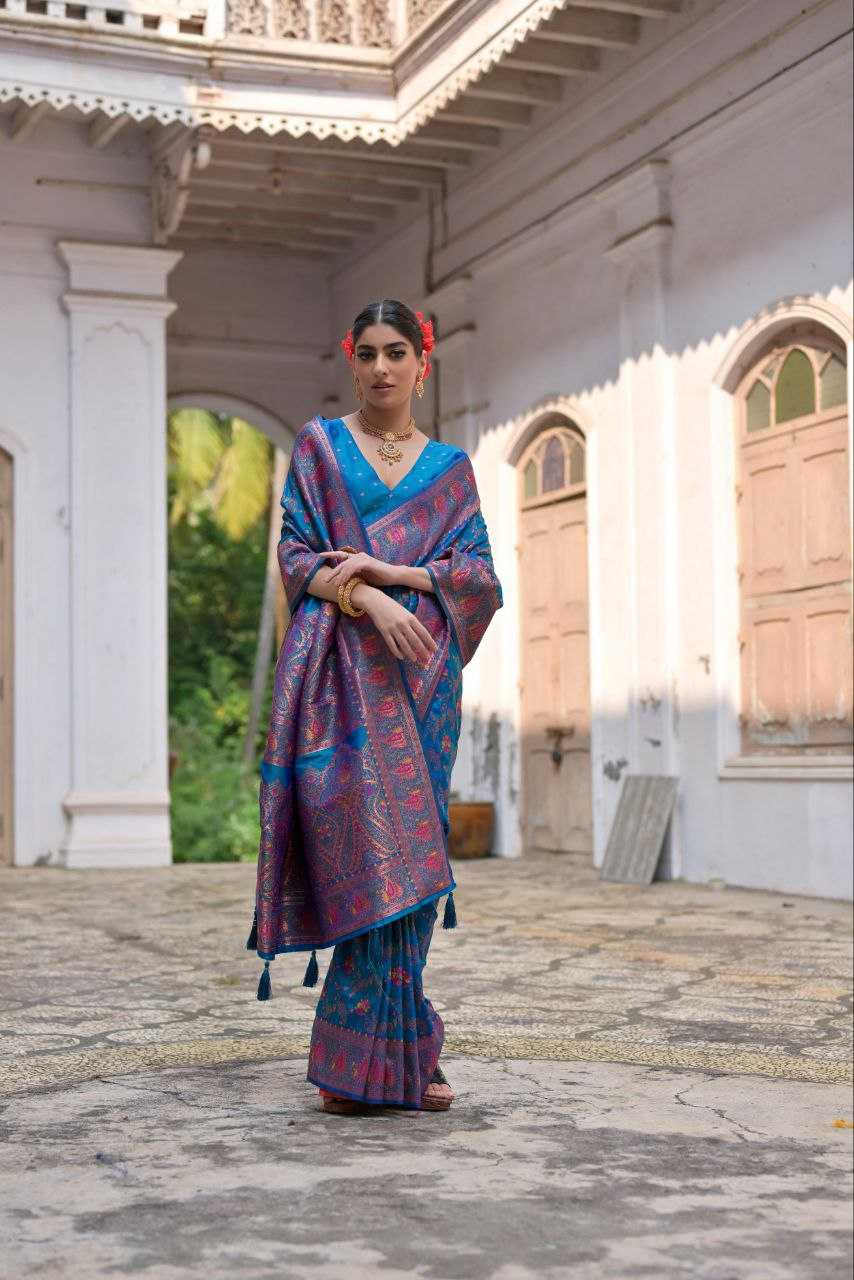 Ynf Pashmina KESH532 PASHMINA SILK 101 Sarees Wholesale Designer Sarees Embroidered Sarees Kashmiri Sarees Manufacturer