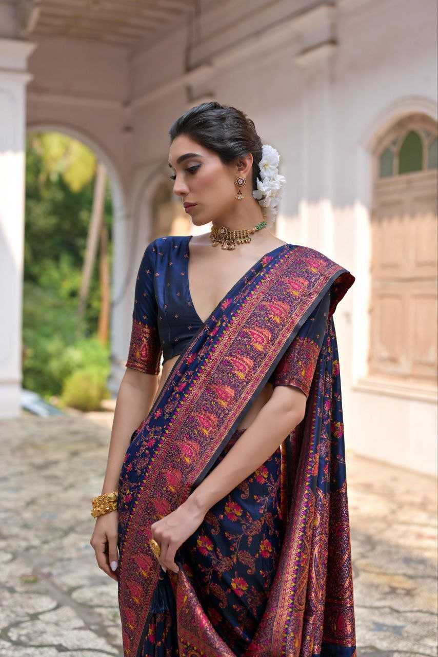 Ynf Pashmina KESH532 PASHMINA SILK 101 Silk Sarees Wholesale Heavy Silk Sarees Soft Silk Sarees Traditional Silk Sarees Manufacturer