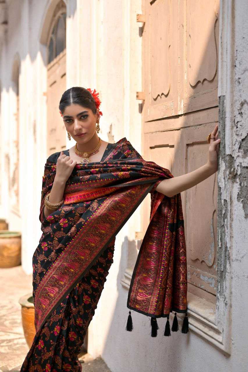 Ynf Pashmina KESH532 PASHMINA SILK 101 Silk Sarees Wholesale Heavy Silk Sarees Soft Silk Sarees Traditional Silk Sarees Manufacturer
