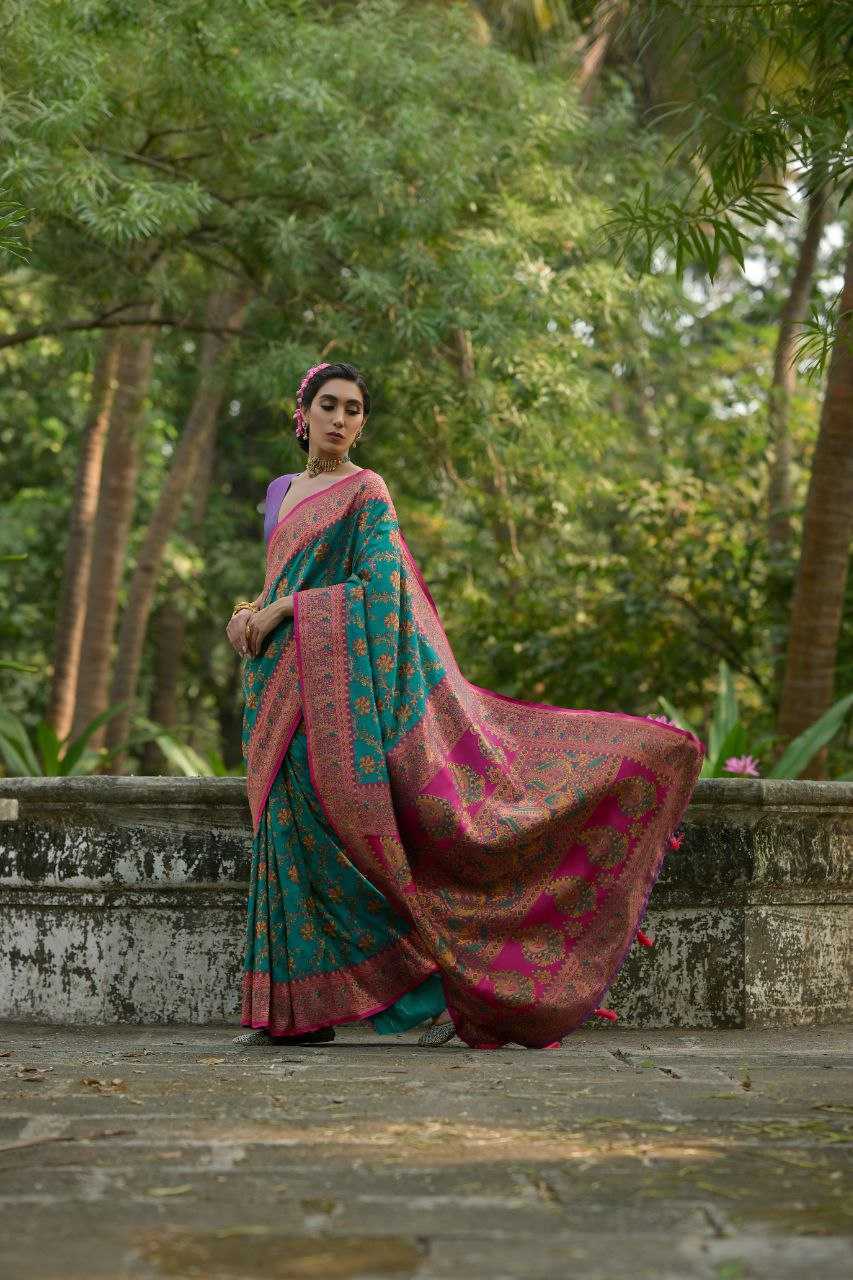 Ynf Pashmina KESH532 PASHMINA SILK 102 Silk Sarees Wholesale Heavy Silk Sarees Soft Silk Sarees Party Wear Silk Sarees Manufacturer