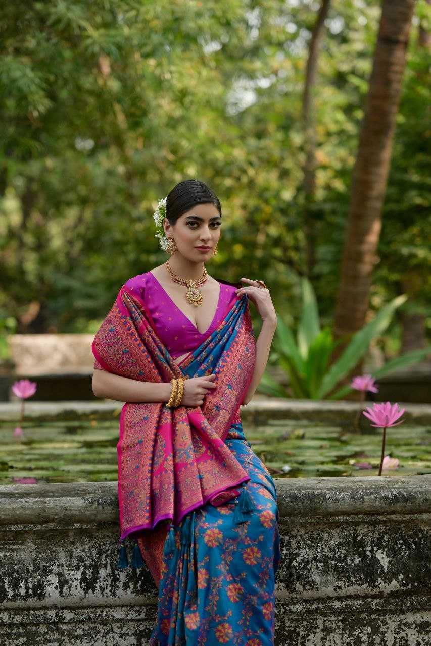 Ynf Pashmina KESH532 PASHMINA SILK 102 Silk Sarees Wholesale Heavy Silk Sarees Soft Silk Sarees Party Wear Silk Sarees Manufacturer