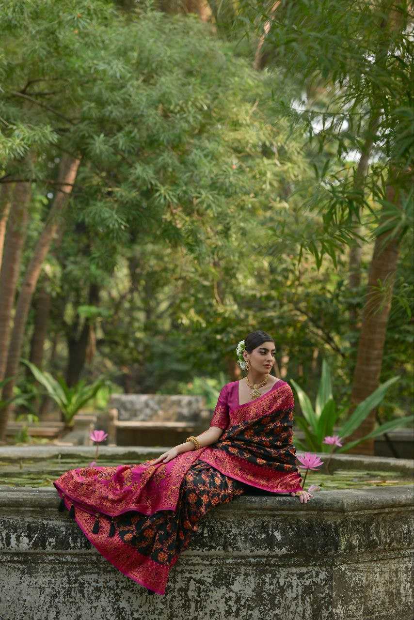 Ynf Pashmina KESH532 PASHMINA SILK 102 Silk Sarees Wholesale Heavy Silk Sarees Soft Silk Sarees Party Wear Silk Sarees Manufacturer