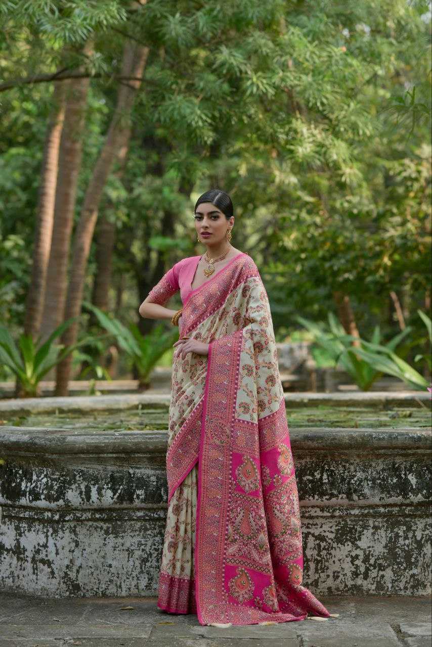 Ynf Pashmina KESH532 PASHMINA SILK 102 Silk Sarees Wholesale Heavy Silk Sarees Soft Silk Sarees Party Wear Silk Sarees Manufacturer