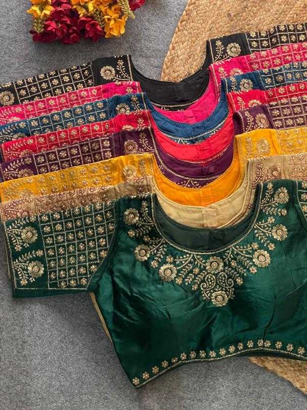 Ynf Phantom Silk KESH426 116 Readymade Blouses Wholesale Designer Blouse Fashion Blouse Silk Blouse Manufacturer