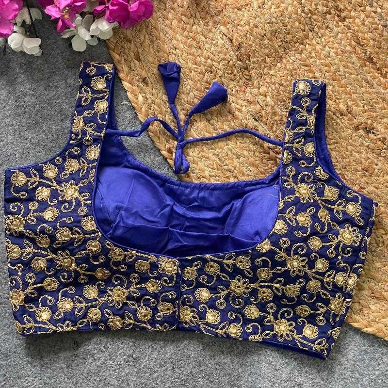 Ynf Phantom Silk KESH426 BOLLYWOOD EMBROIDERY Readymade Blouses Wholesale Blouse Embroidered Blouses Silk Blouse Manufacturer