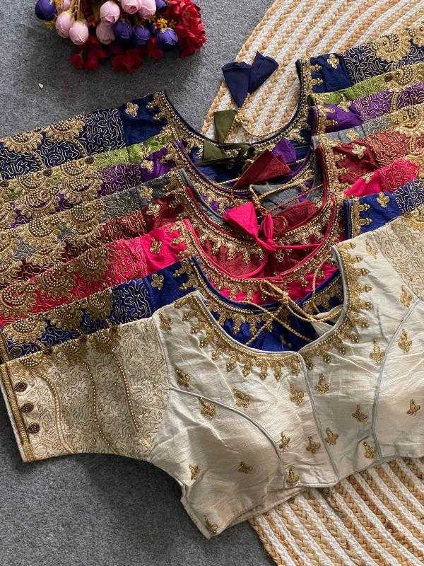 Ynf Phantom Silk KESH426 moon Readymade Blouses Wholesale Blouse Designer Blouse Silk Blouse Manufacturer