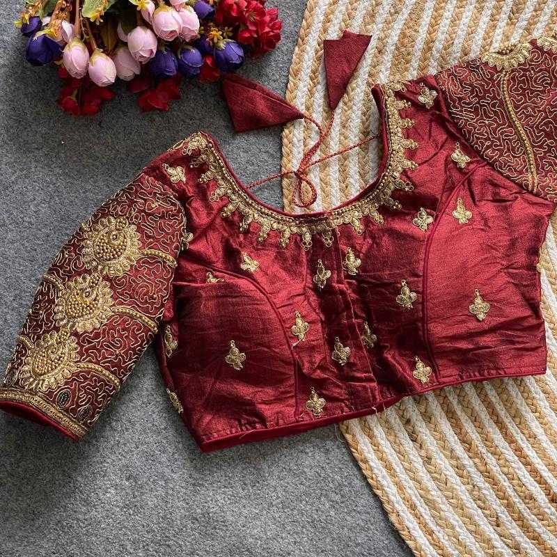 Ynf Phantom Silk KESH426 moon Readymade Blouses Wholesale Blouse Designer Blouse Silk Blouse Manufacturer