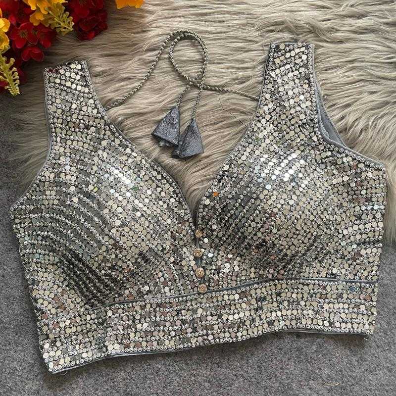 Ynf Phantom Silk KESH426 SHABYACHI MIRROR Readymade Blouses Wholesale Blouse Designer Blouse Party Wear Blouse Manufacturer