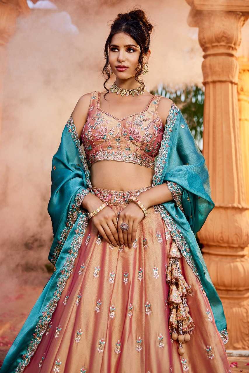 Ynf Poly Georgette RIN197 3027 Lehengas Wholesale Designer Lehenga Bridal Lehenga Embroidered Lehenga Manufacturer