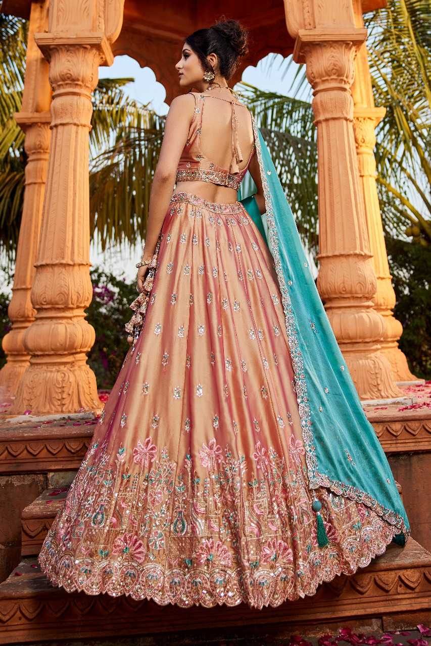 Ynf Poly Georgette RIN197 3027 Lehengas Wholesale Designer Lehenga Bridal Lehenga Embroidered Lehenga Manufacturer