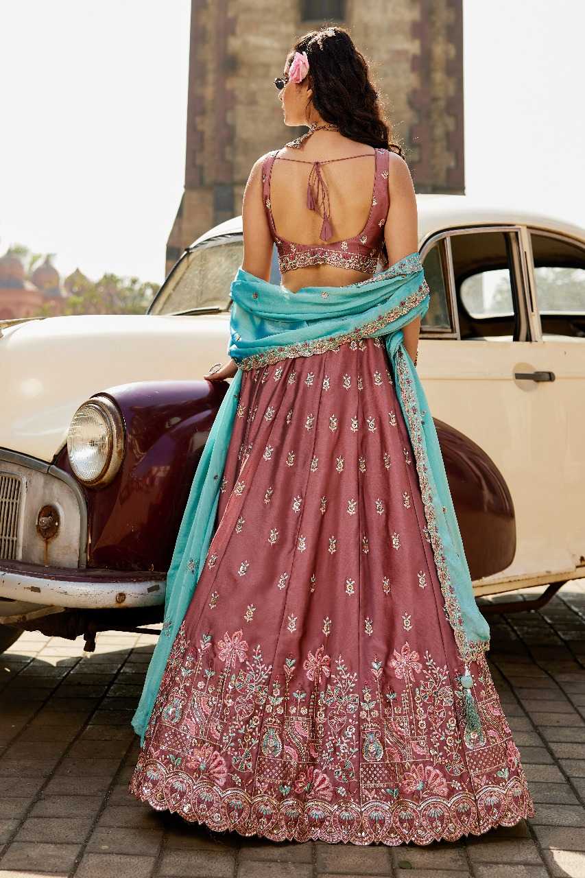 Ynf Poly Georgette RIN197 3027 Lehengas Wholesale Designer Lehenga Bridal Lehenga Embroidered Lehenga Manufacturer