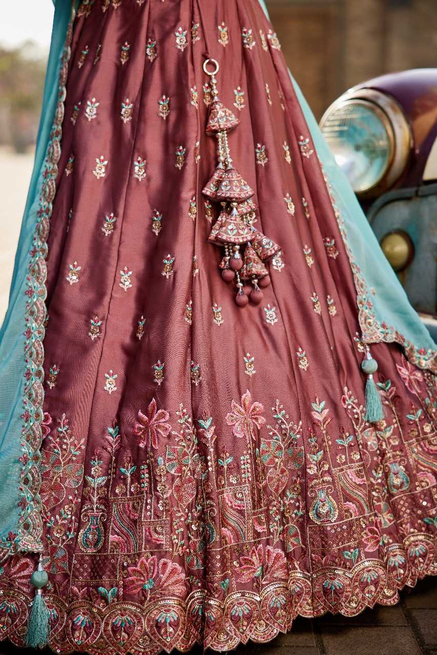 Ynf Poly Georgette RIN197 3027 Lehengas Wholesale Designer Lehenga Bridal Lehenga Embroidered Lehenga Manufacturer