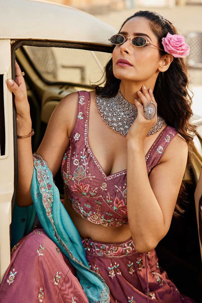 Ynf Poly Georgette RIN197 3027 Lehengas Wholesale Designer Lehenga Bridal Lehenga Embroidered Lehenga Manufacturer