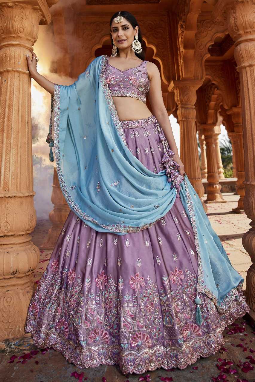 Ynf Poly Georgette RIN197 3027 Lehengas Wholesale Designer Lehenga Bridal Lehenga Embroidered Lehenga Manufacturer